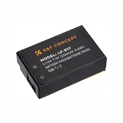 K&F CONCEPT - Canon LP-E17 Batería 1250 mAh