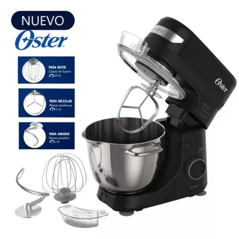 Batidora Planetaria 850W FPSTSMPL2B Negra Potente y Versátil