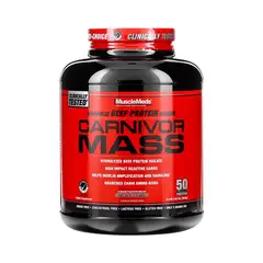 MUSCLEMEDS - Ganador de peso Carnivor Mass 5lb - - Chocolate Fudge