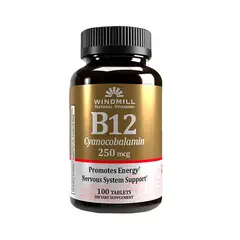 WINDMILL - Vitamina B12 250mcg 100 tabletas -
