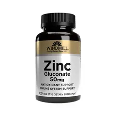 Zinc gluconato 50 mg frasco 100 tabletas -