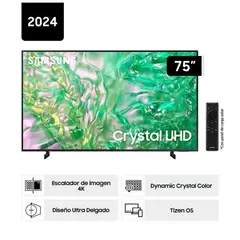 SAMSUNG - Televisor 75 pulg. Crystal UHD 4K Tizen Os Smart Tv 75DU8000GXPE