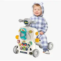 GENERICO - Andador Multifuncional 5 en 1 PLOMO