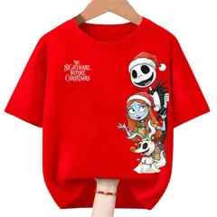 GENERICO - Polos Navidad Jack Skellington Christmas Unisex - Talla desde 4 hasta XL