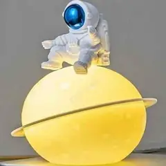 GENERICO - LAMPARA DE ASTRONAUTA EN LA LUNA PACK 2 UNIDADES
