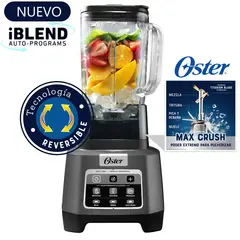 OSTER - Licuadora Xtreme Mix 2l Con Programas Automáticos Iblend BLSTXPG-BW