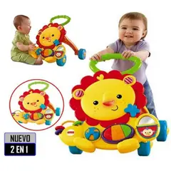 GENERICO - Andador Caminador Musical 2 en 1 León