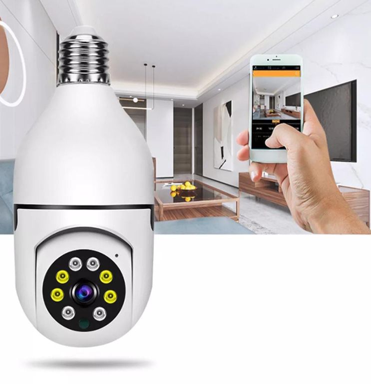 FOCO CÁMARA SEGURIDAD SMART ESPÍA VIGILANCIA ALTAVOZ WIFI