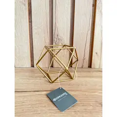 CONCEPTS LIFE - Adorno de Mesa Bola Dorada 15x13x13 cm