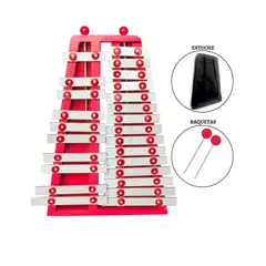 VENTURI - XILÓFONO CROMÁTICO ORIGINAL ROJO "VENTURI" 2/8 DE 25 NOTAS