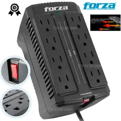 FORZA - Estabilizador FVR-902 900VA/450W 8 Tomas