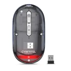 CYBERTEL - Mouse Inalambrico CRYSTAL CYB M713-3M BT WIFI Recargable