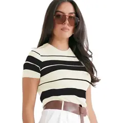 GENERICO - Polo Mujer Hilo New Ecoshoping 359G-17 Color Hueso