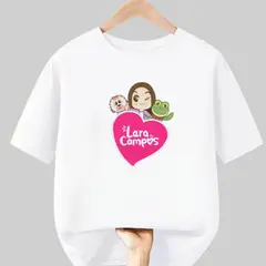 GENERICO - Polo Algodon Rana Lara Campos Peluche Blanco - Talla 4 hasta XL