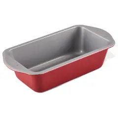 FARBERWARE - Molde para pan 22x12 cm en acero con antiadherente rojo