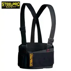 STELLPRO - FAJA LUMBAR CON SUSPENSOR TALLA XXL - STEELPRO - PACK X 3