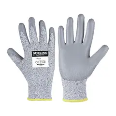 STELLPRO - GUANTE MULTIFLEX CUT-5 PU TALLA M STEELPRO - PACK X 6 (anticorte)