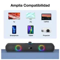 SEISA - Parlante soundbar Bluetooth Portatil Inalambrica Recargable 1HORA