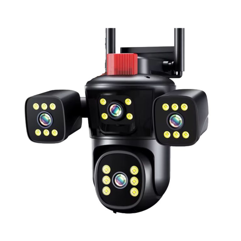 Camara de Seguridad Vigilancia Externa 4 Lentes