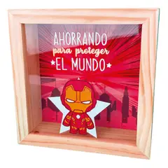 GENERICO - Alcancía Iron Man Héroe