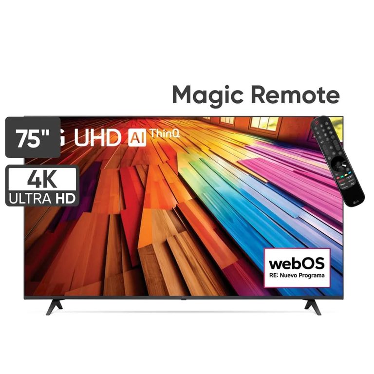 Televisor LED 75 UHD 4K ThinQ AI 75UT8050PSB