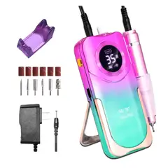 SEISA - Pulidor De Uñas Recargable Drill Máquina Manicura 35000 Rpm