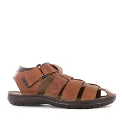 ECCO - Sandalias Confort Hombre Braulio01 Cobre Cuero Natural