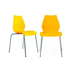 OFIDEAS - Silla De Comedor Diseño Brenda Color Amarillo