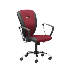 GENERICO - Silla de Oficina Robin - Negro y Rojo