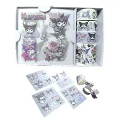 SANRIO - BOX STIKER KUROMI LILA