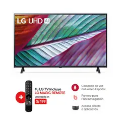 LG - TELEVISOR 86 PULG. LED SMART TV UHD 4K CON THINQ AI 86UR8750PSA