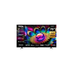 TCL - TELEVISOR QLED 75" SMART TV ULTRA HD 4K AÑO 2024 75C655