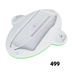 OEM - Porta PS5 Cooler + Cargador Doble de Mandos PS5Slim RGB para Consola