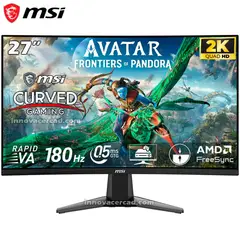 MSI - Monitor Curvo Gaming MAG-27CQ6F, 27" WQHD, VA, 180 Hz, 0.5 ms