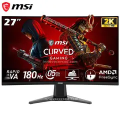 MSI - Monitor Curvo Gaming MAG-27CQ6F, 27" WQHD, VA, 180 Hz, 0.5 ms