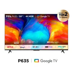 TCL - TELEVISOR SMART TV 4K ACTIVE HDR 50 50P635