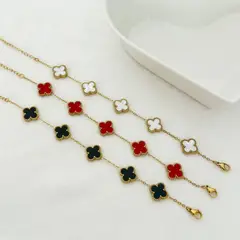 GENERICO - Set de 3 pulseras trébol VC - Naif Jewelry Peru