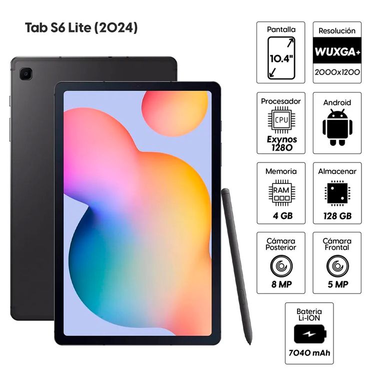TABLET S6 LITE 10.4" 4GB 128GB Negro