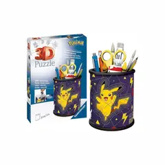 POKEMON - Rompecabeza 3D Pikachu PortaLapiceros