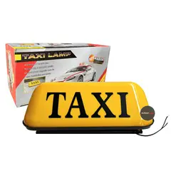 JET - Casquete Taxi Imantado Amarillo Foco Alogen