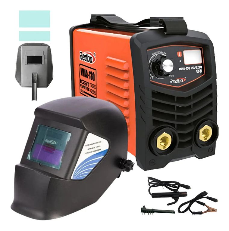 Soldadora inversora 130A + mascara fotosensible
