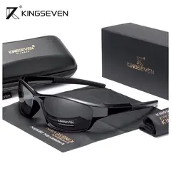 KINGSEVEN - Lentes de sol deportivo polarizado - red