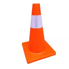 GENERICO - Cono De Seguridad Vial Reflectivo PVC 45 CM