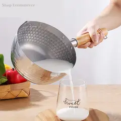 GENERICO - Cacerola de acero inoxidable para salsa de leche