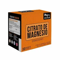 MUJER AGUAJE - Citrato de Magnesio Caja de 30 sachets de 5 g cu
