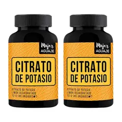 MUJER AGUAJE - Citrato de Potasio 90 Cápsulas - Pack x 2