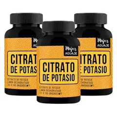 MUJER AGUAJE - Citrato de Potasio 90 Cápsulas - Pack x 3