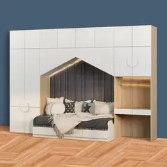 GENERICO - Camarote Infantil Catania+ Estante 1.5 plz