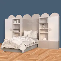 GENERICO - Camarote Infantil Emilia+ Estante 1.5 plz