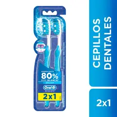ORAL B - Cepillo Dental 3D White Brilliant x2 unidades